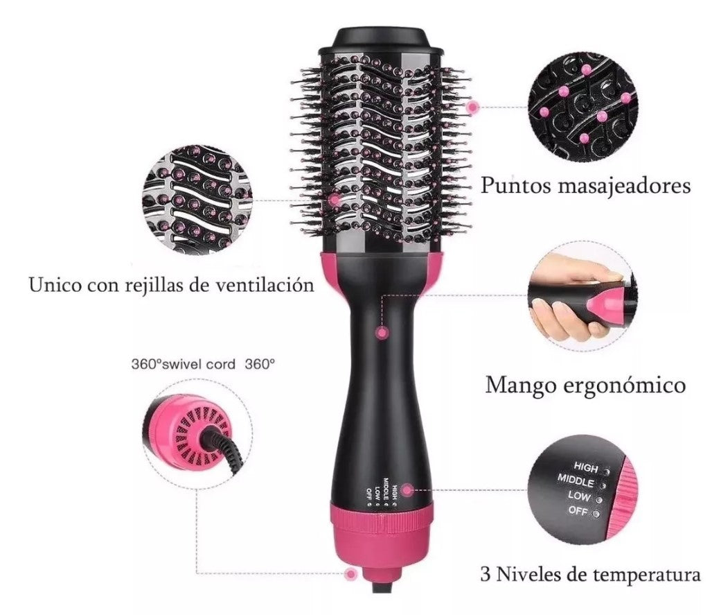 Cepillo Secador One Step 3 En 1 Para Sec